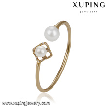 51781 xuping Wholesale 18k gold plated jewelry,elegant luxury pearl bangle
